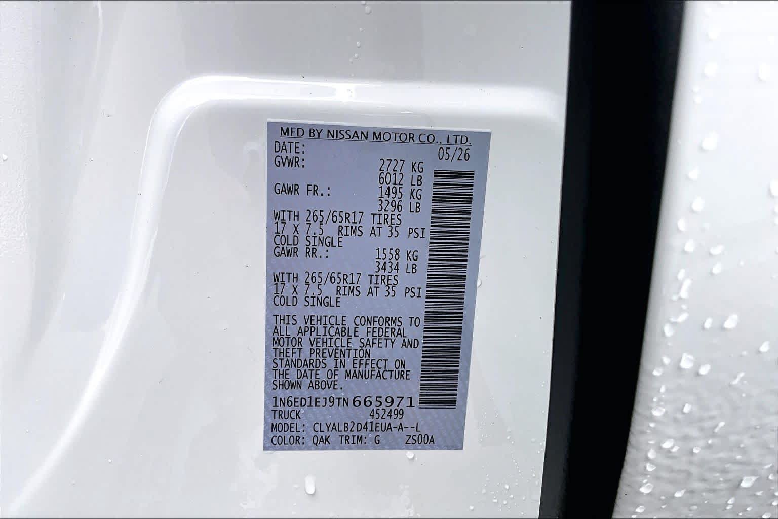 New 2026 Nissan Frontier SV RWD image 22
