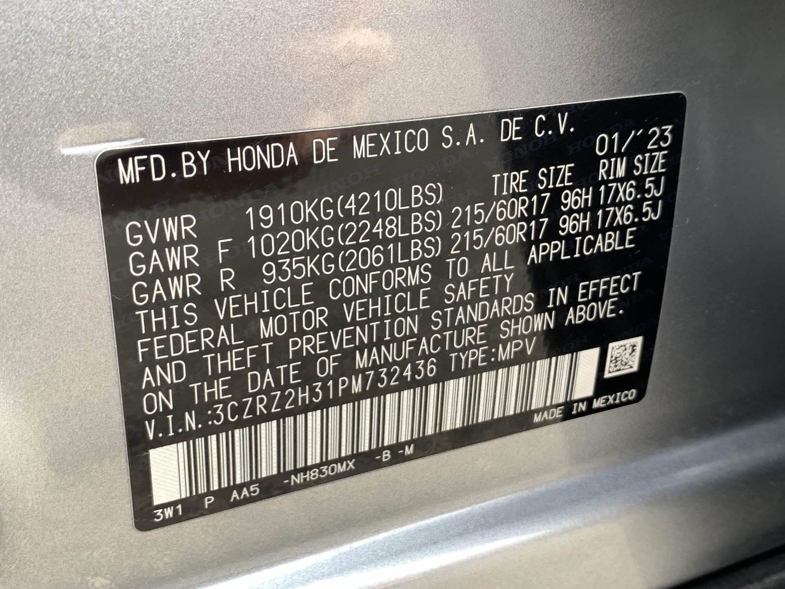 Used 2023 Honda HR-V LX image 44