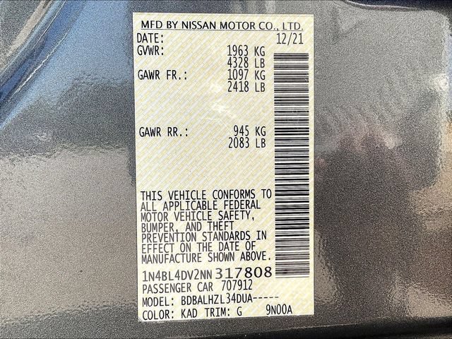 Used 2022 Nissan Altima 2.5 SV FWD image 20