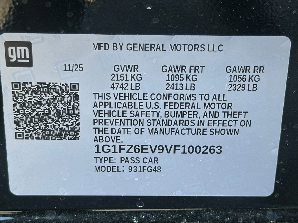New 2027 Chevrolet Bolt RS w/ Technology Package FWD image 25