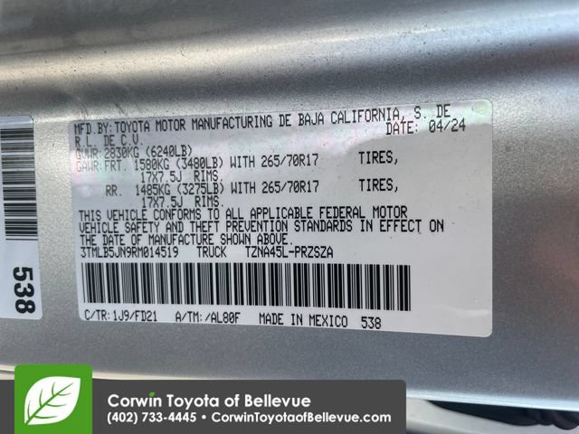Used 2024 Toyota Tacoma TRD Off-Road AWD/4WD image 23
