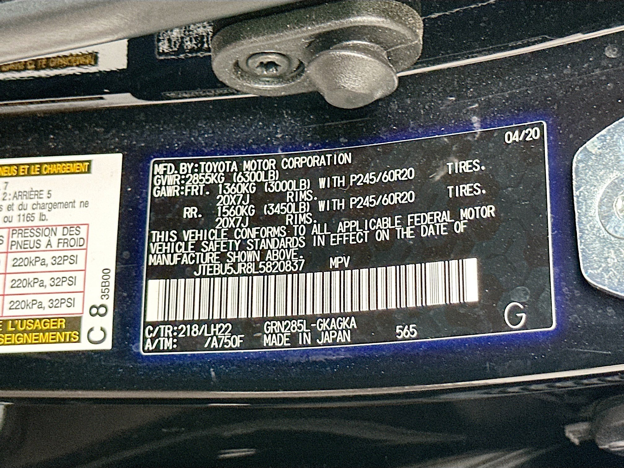 Used 2020 Toyota 4Runner Nightshade AWD/4WD image 34