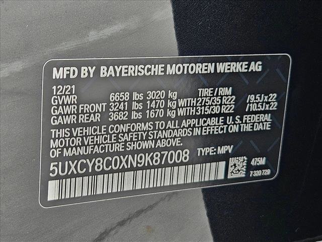 Used 2022 BMW X6 M50i w/ Executive Package image 25