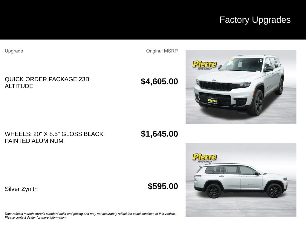 Used 2023 Jeep Grand Cherokee L Laredo AWD/4WD image 13