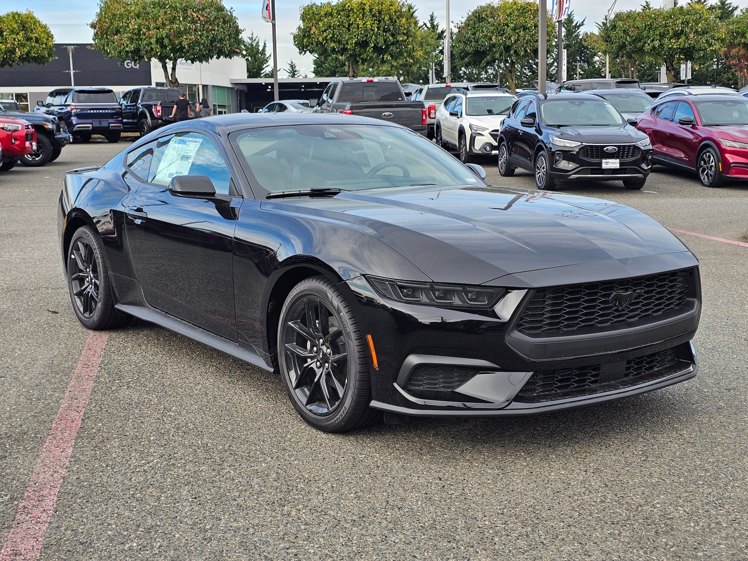 New 2026 Ford Mustang Premium w/ Mustang Nite Pony Package RWD image 3