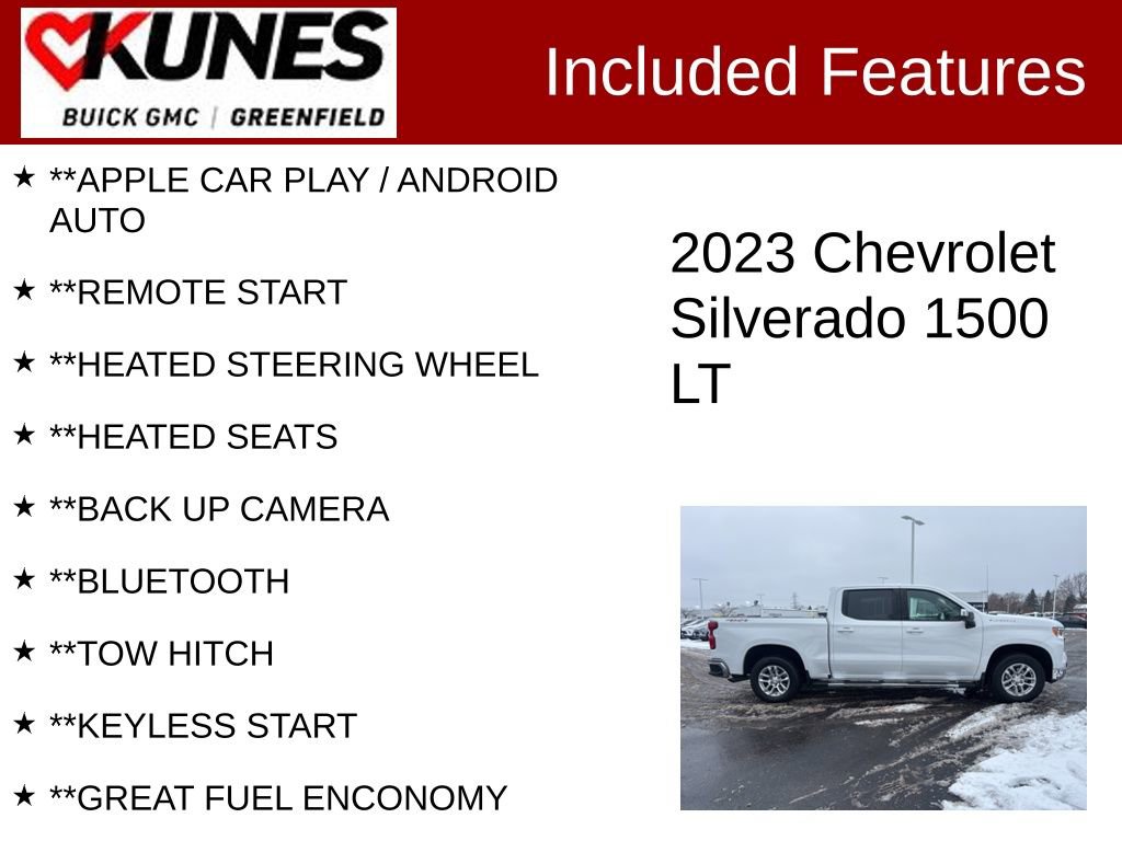 Used 2023 Chevrolet Silverado 1500 LT w/ Protection Package image 2
