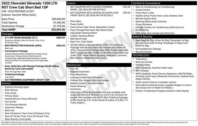 Used 2022 Chevrolet Silverado 1500 RST w/ Z71 Off-Road Package AWD/4WD image 25
