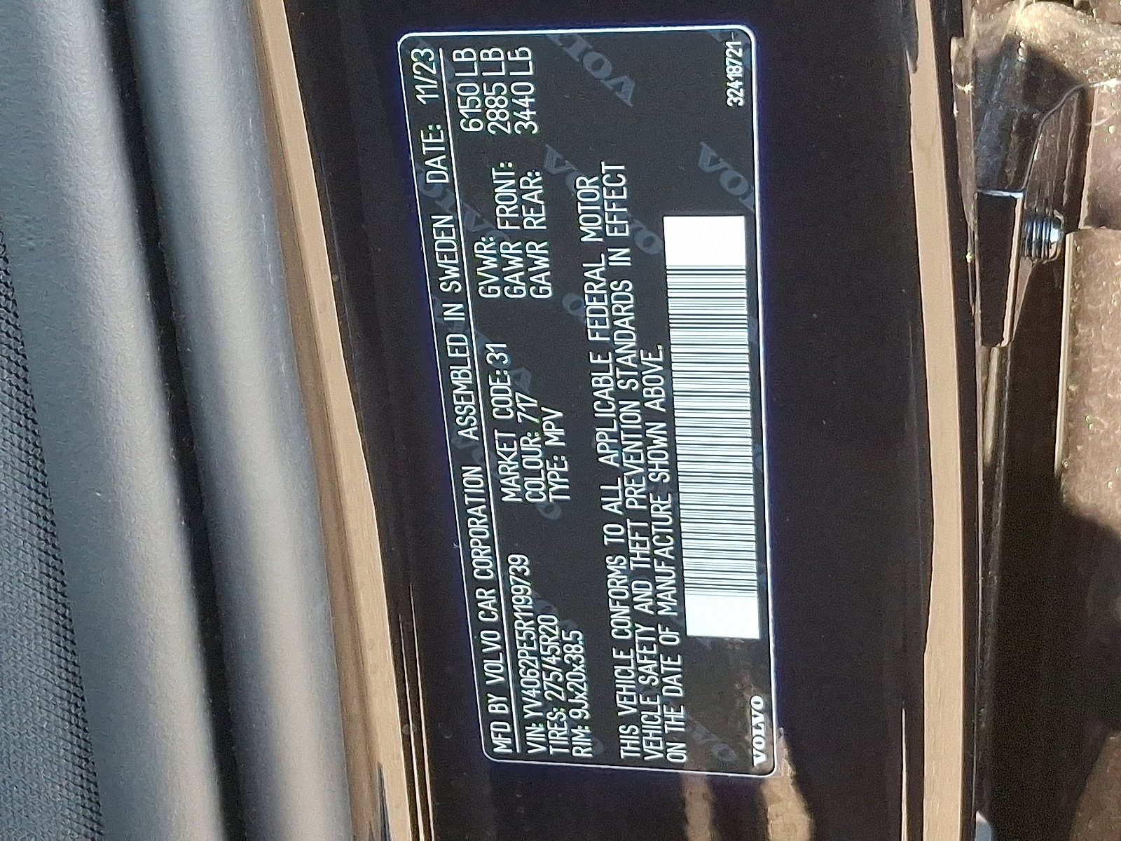 Used 2024 Volvo XC90 B6 Plus w/ Protection Package Premier image 29