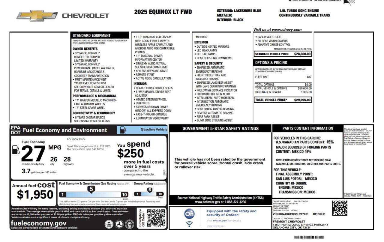 Used 2025 Chevrolet Equinox LT image 5
