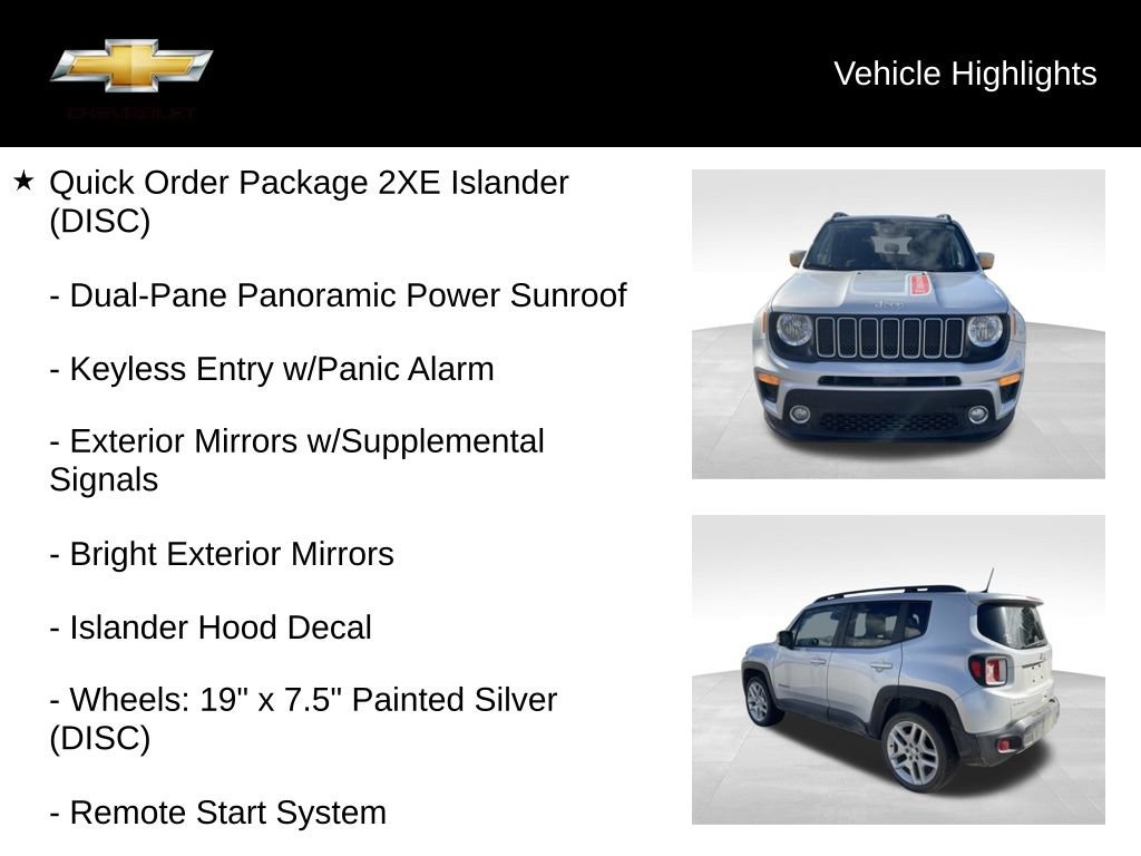Used 2021 Jeep Renegade Latitude AWD/4WD image 18