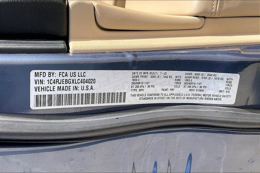 Used 2020 Jeep Grand Cherokee Limited image 42