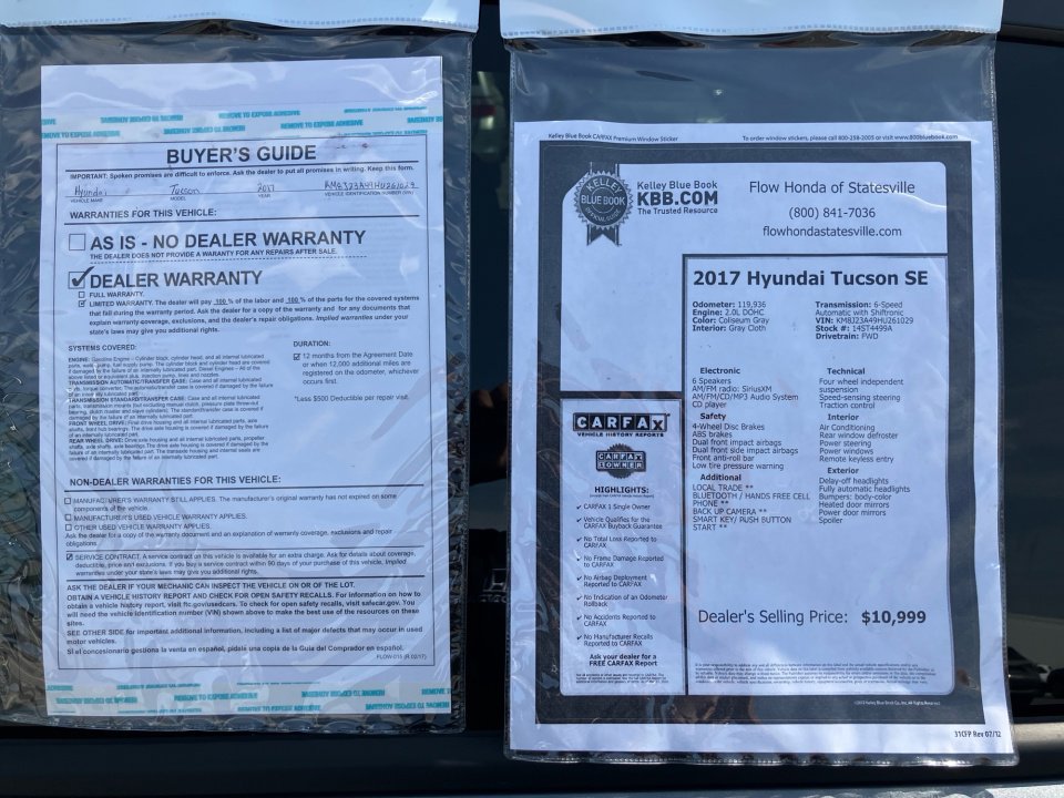 Used 2017 Hyundai Tucson SE image 37