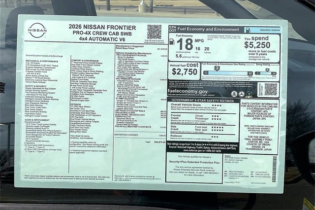 New 2026 Nissan Frontier PRO-4X w/ Pro Premium Package image 13