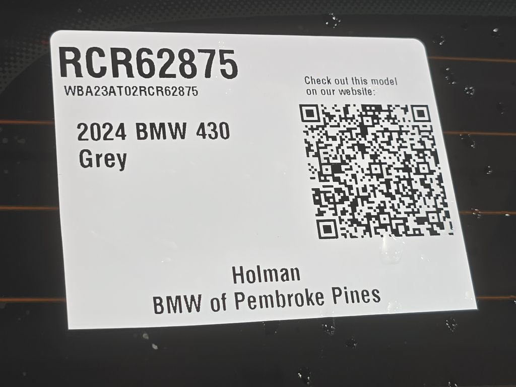 Used 2024 BMW 430i Convertible w/ M Sport Package RWD image 24