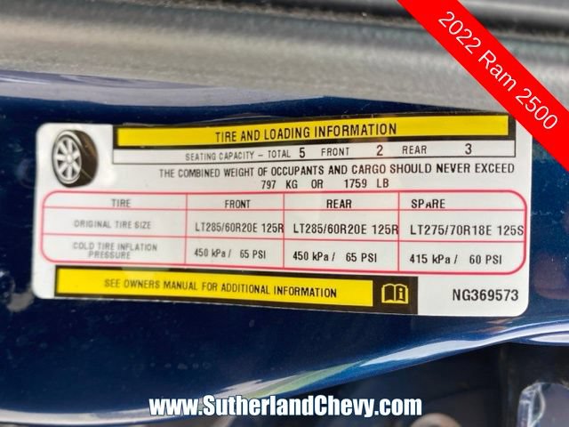 Used 2022 RAM 2500 Limited w/ Towing Technology Group AWD/4WD image 48