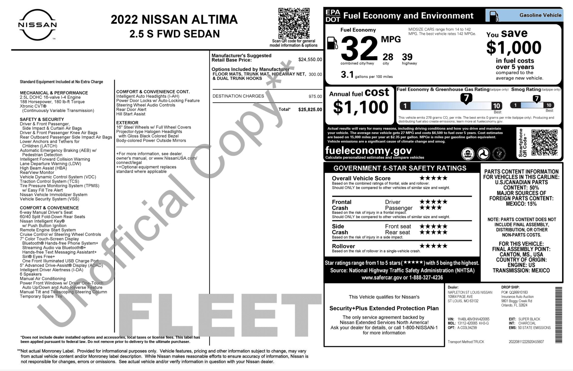 Used 2022 Nissan Altima 2.5 S FWD image 2