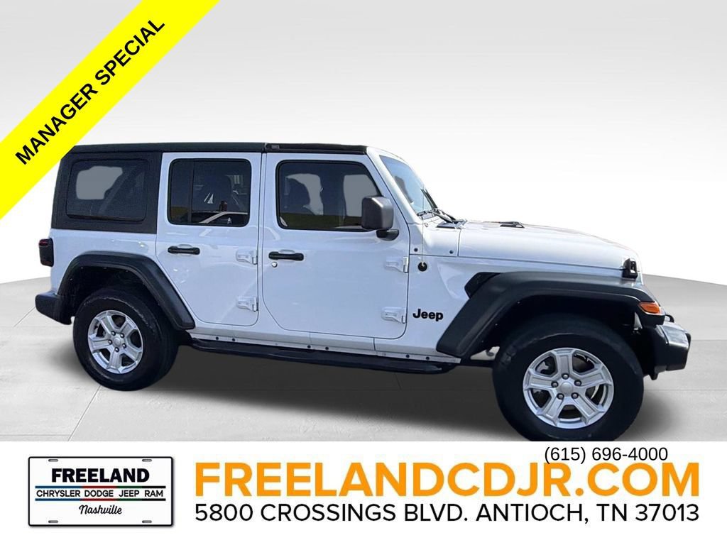 Used 2021 Jeep Wrangler Unlimited Sport AWD/4WD video 2
