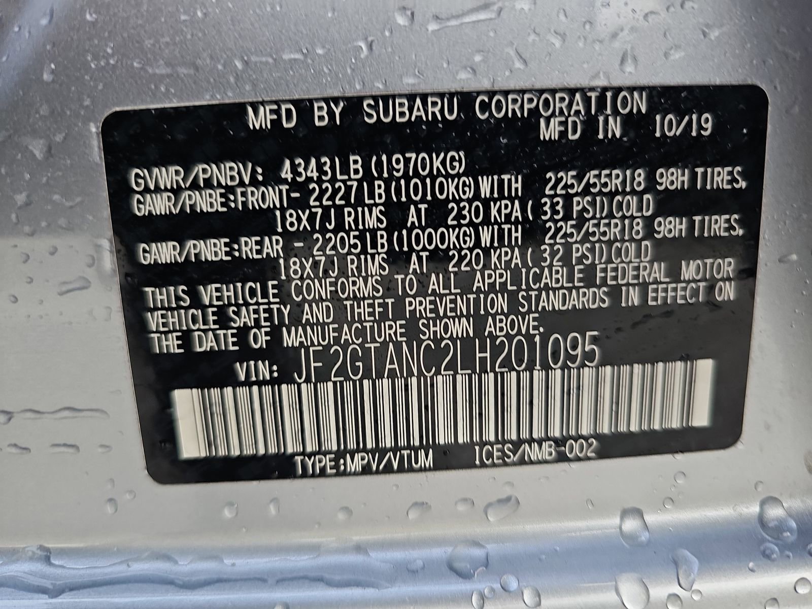 Used 2020 Subaru Crosstrek 2.0i Limited w/ Moonroof Package w/Navigation AWD/4WD image 38