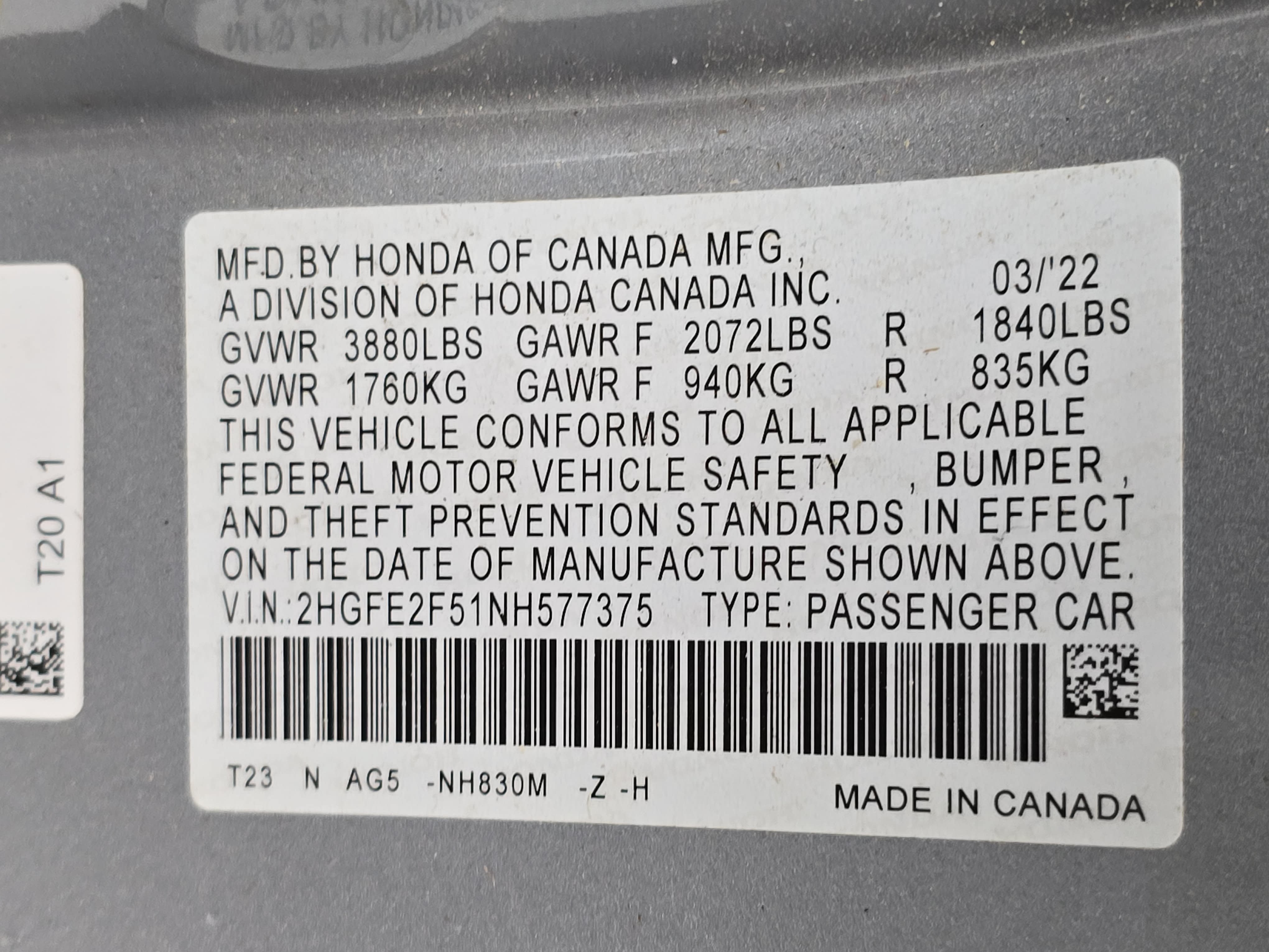 Used 2022 Honda Civic Sport image 34