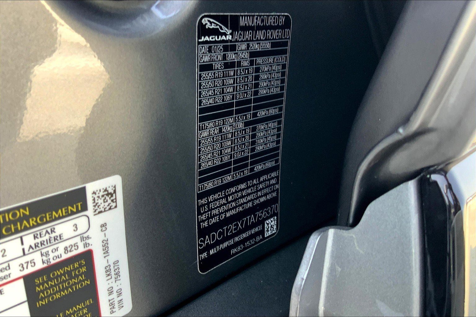 New 2026 Jaguar F-PACE R-Dynamic S image 10