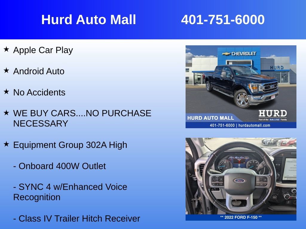 Used 2022 Ford F150 XLT w/ Equipment Group 302A High image 6