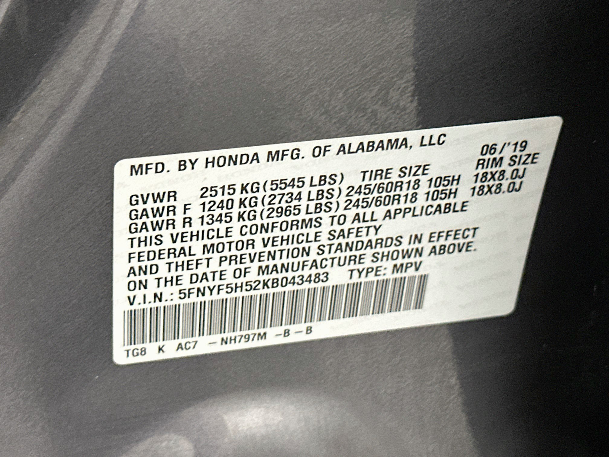 Used 2019 Honda Pilot EX-L image 12
