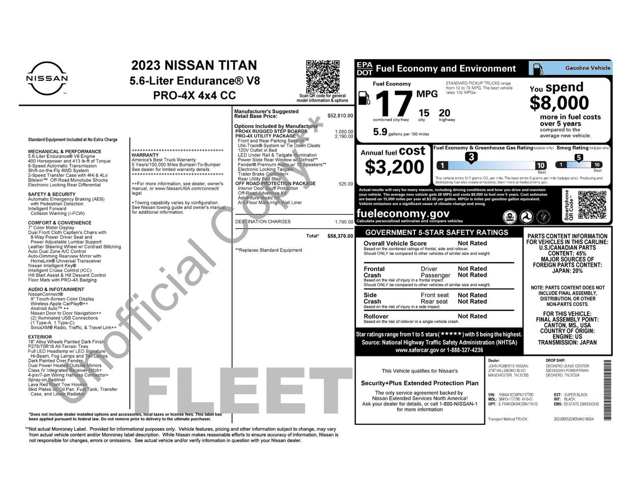 Used 2023 Nissan Titan PRO-4X w/ Pro-4x Utility Package AWD/4WD image 33