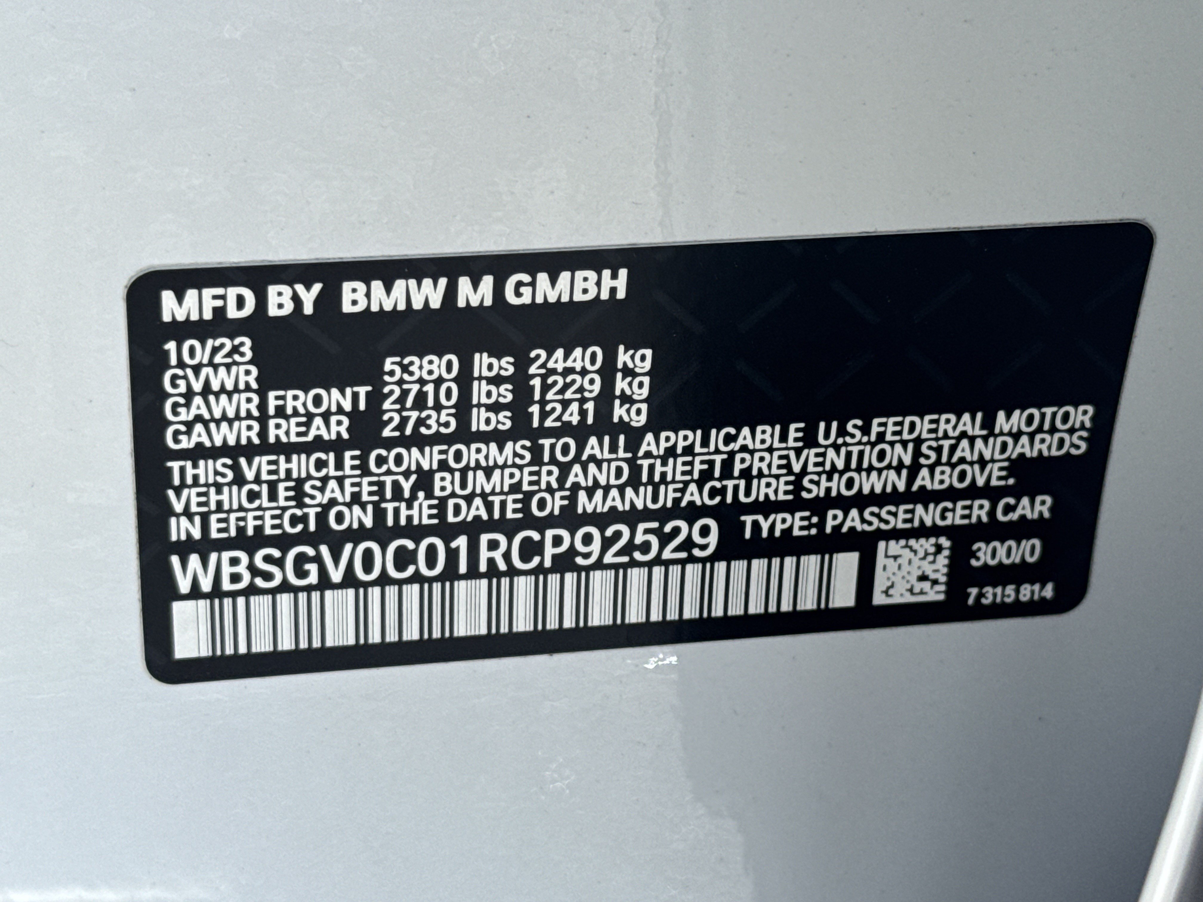 Used 2024 BMW M8 Gran Coupe xDrive Competition w/ M Carbon Exterior Package AWD/4WD image 38