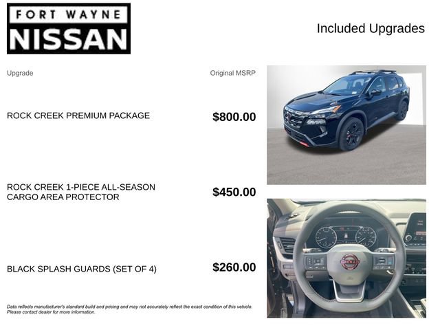 New 2026 Nissan Rogue SV w/ Rock Creek Premium Package AWD/4WD image 4