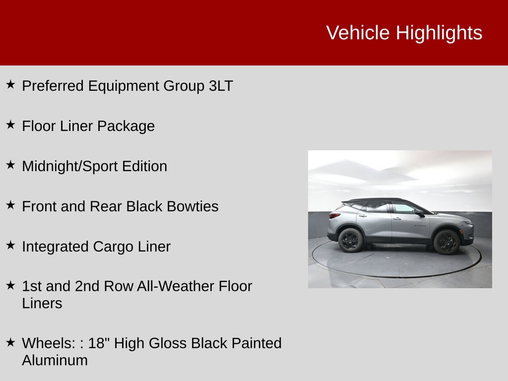 New 2026 Chevrolet Blazer LT w/ Midnight/Sport Edition AWD/4WD image 2