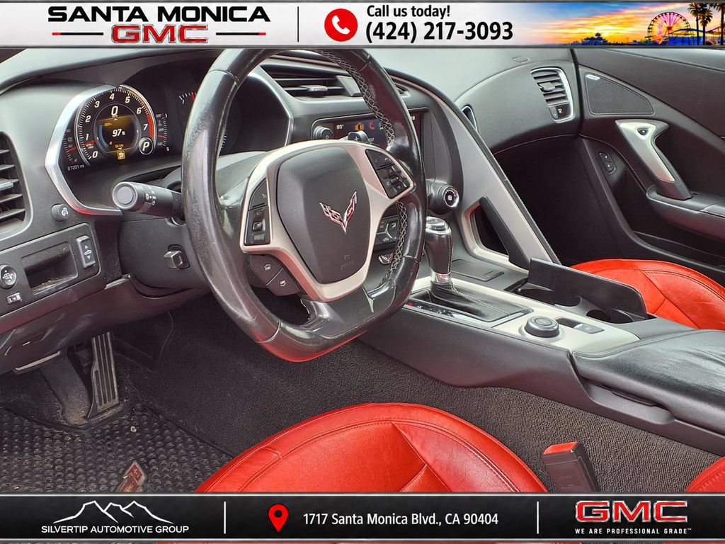 Certified 2016 Chevrolet Corvette Stingray Convertible w/ Carbon Flash Badge Package RWD image 5