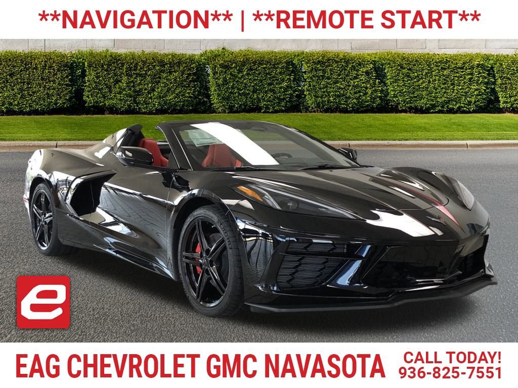 New 2025 Chevrolet Corvette Stingray Convertible w/ Adrenaline Red Accent Package