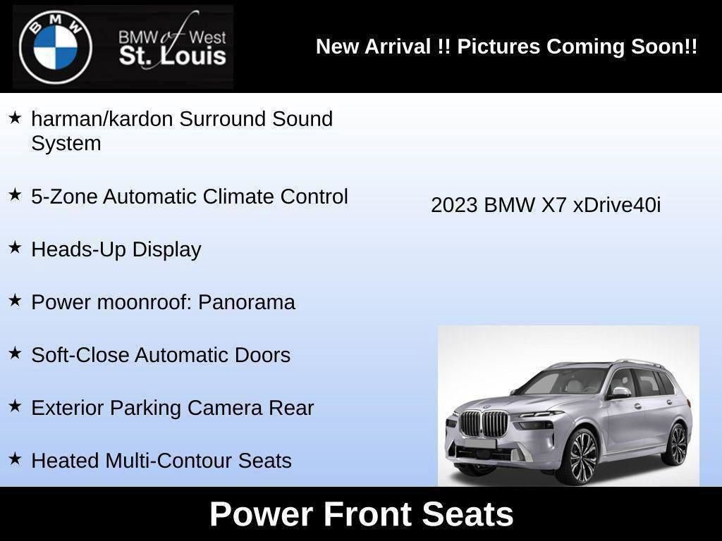 Used 2023 BMW X7 xDrive40i w/ Premium Package image 92