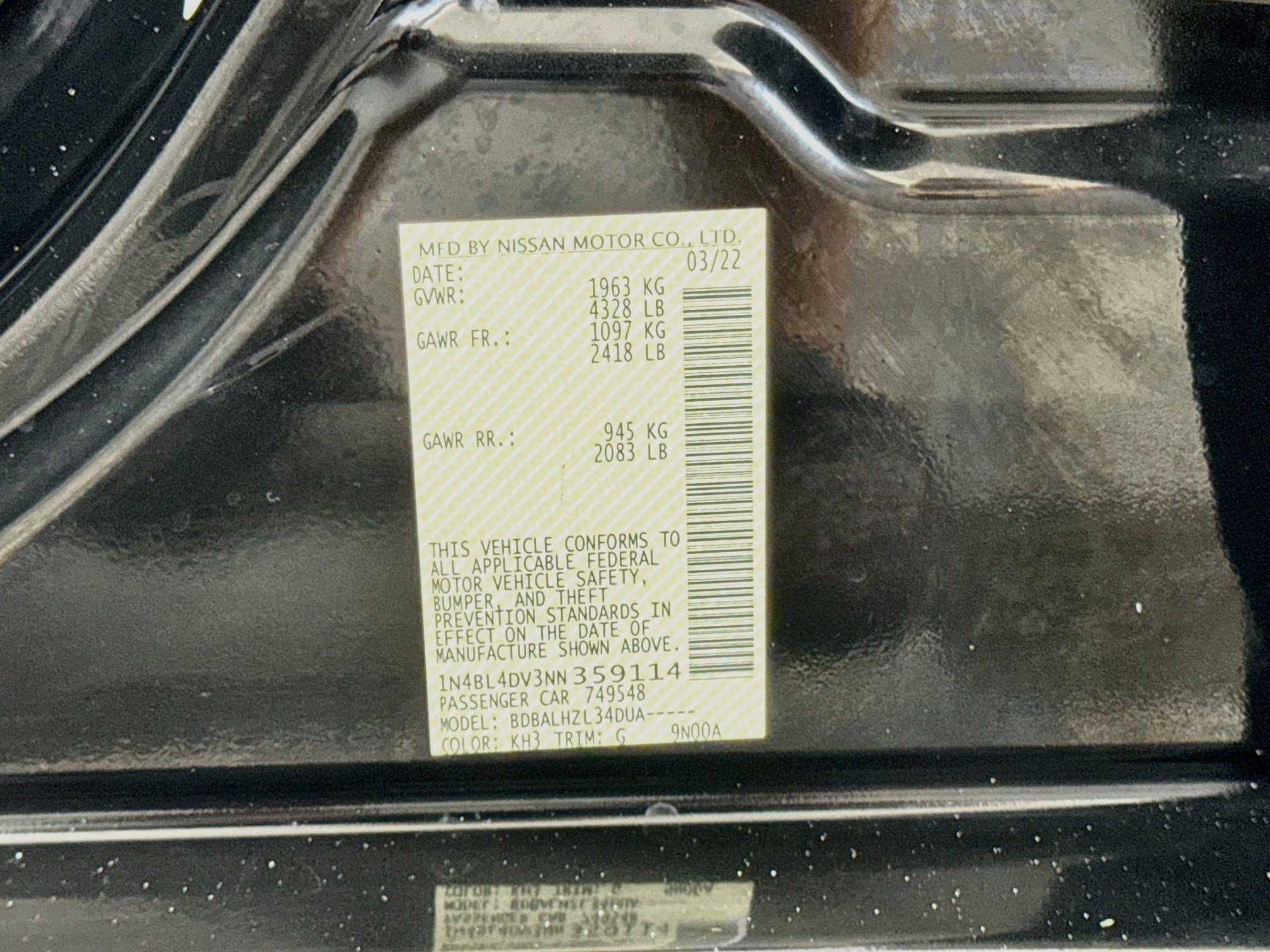 Used 2022 Nissan Altima 2.5 SV FWD image 40