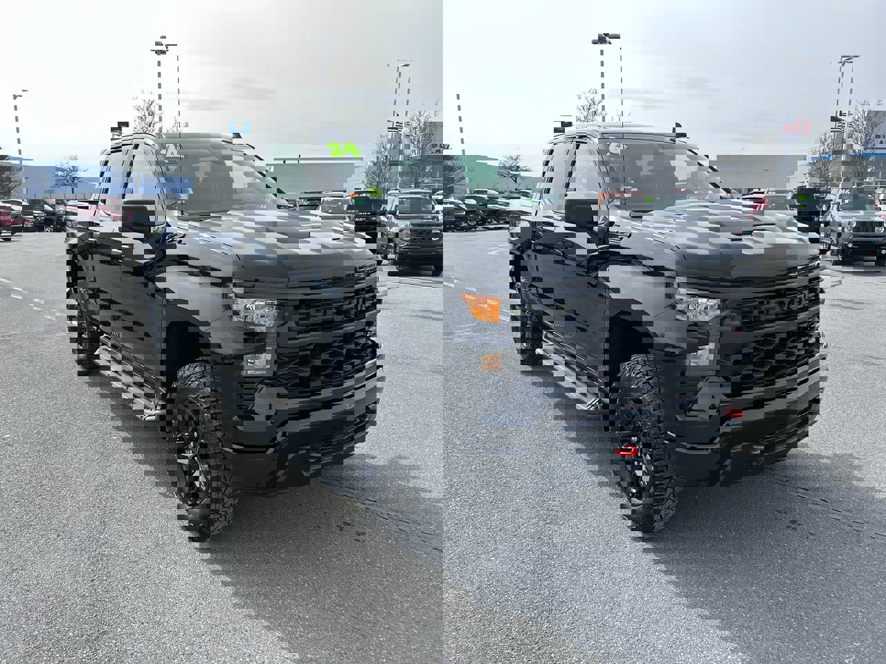 Used 2024 Chevrolet Silverado 1500 Custom Trail Boss w/ LPO, Dark Essentials Package image 1