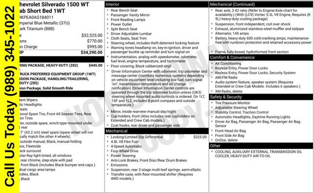 Used 2010 Chevrolet Silverado 1500 W/T AWD/4WD image 3