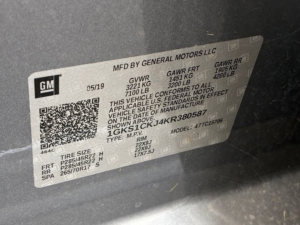 Used 2019 GMC Yukon Denali w/ Open Road Package RWD image 44