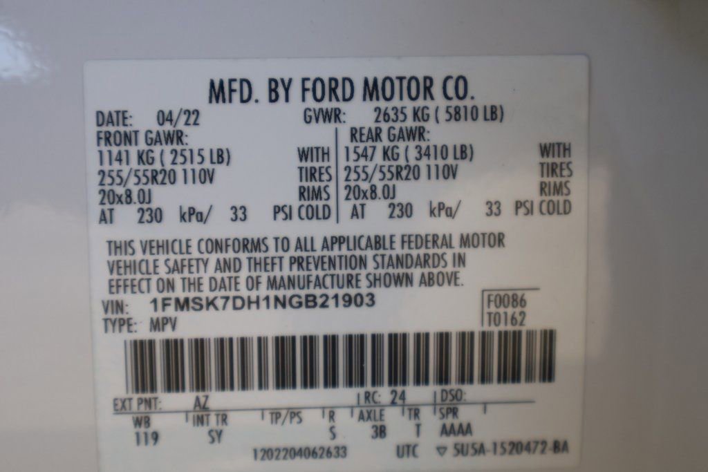 Used 2022 Ford Explorer XLT w/ Equipment Group 202A image 27