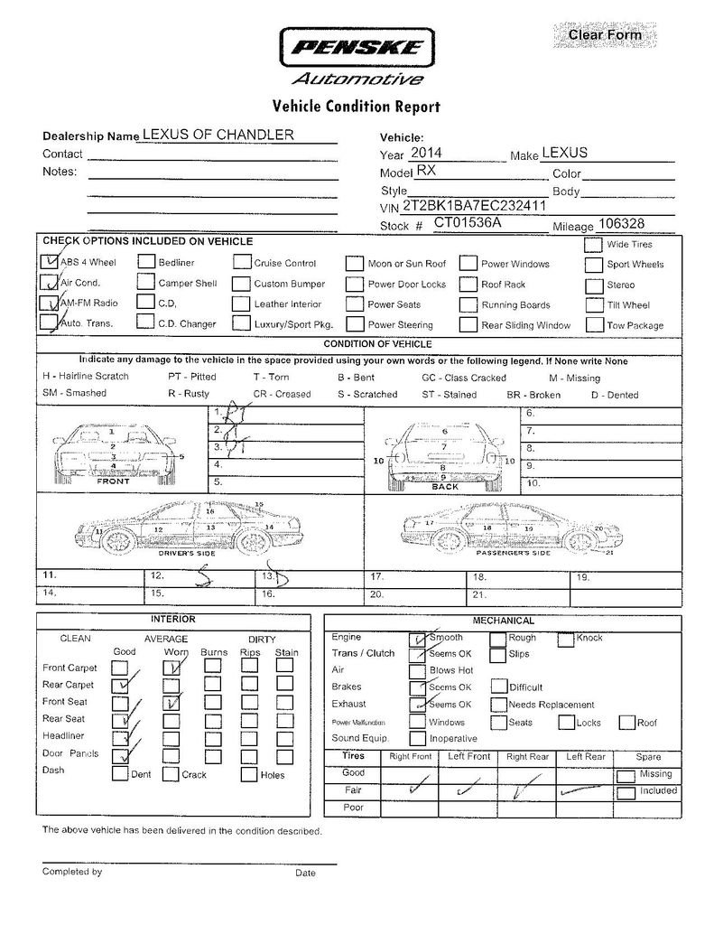 Used 2014 Lexus RX 350 AWD w/ Navigation Package image 28