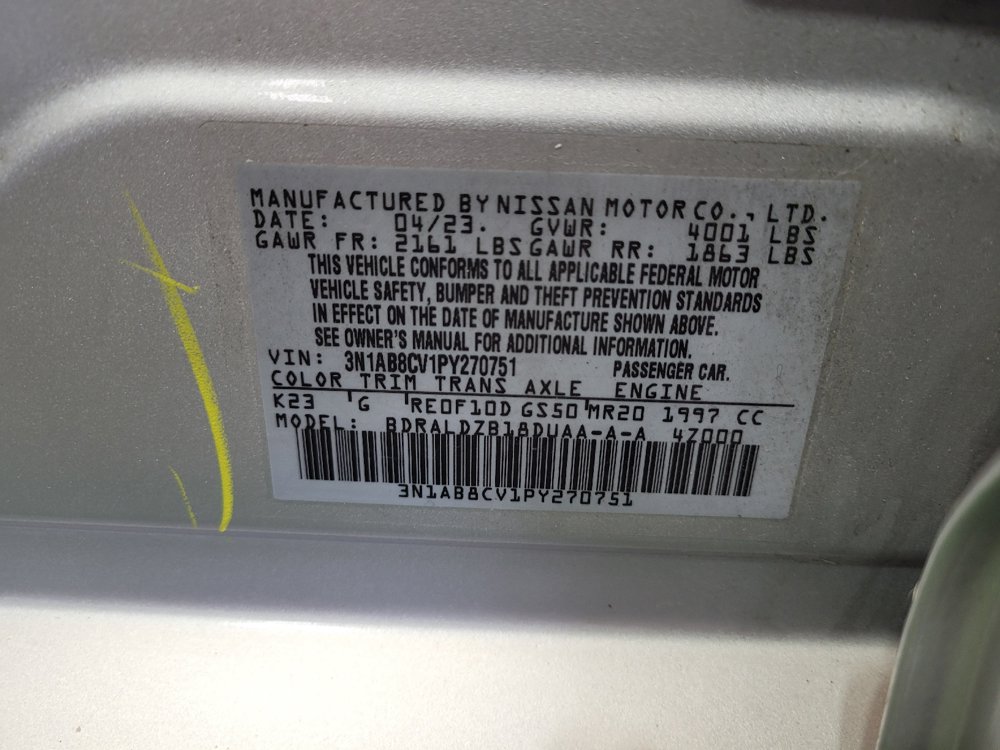 Used 2023 Nissan Sentra SV w/ All-Weather Package FWD image 33