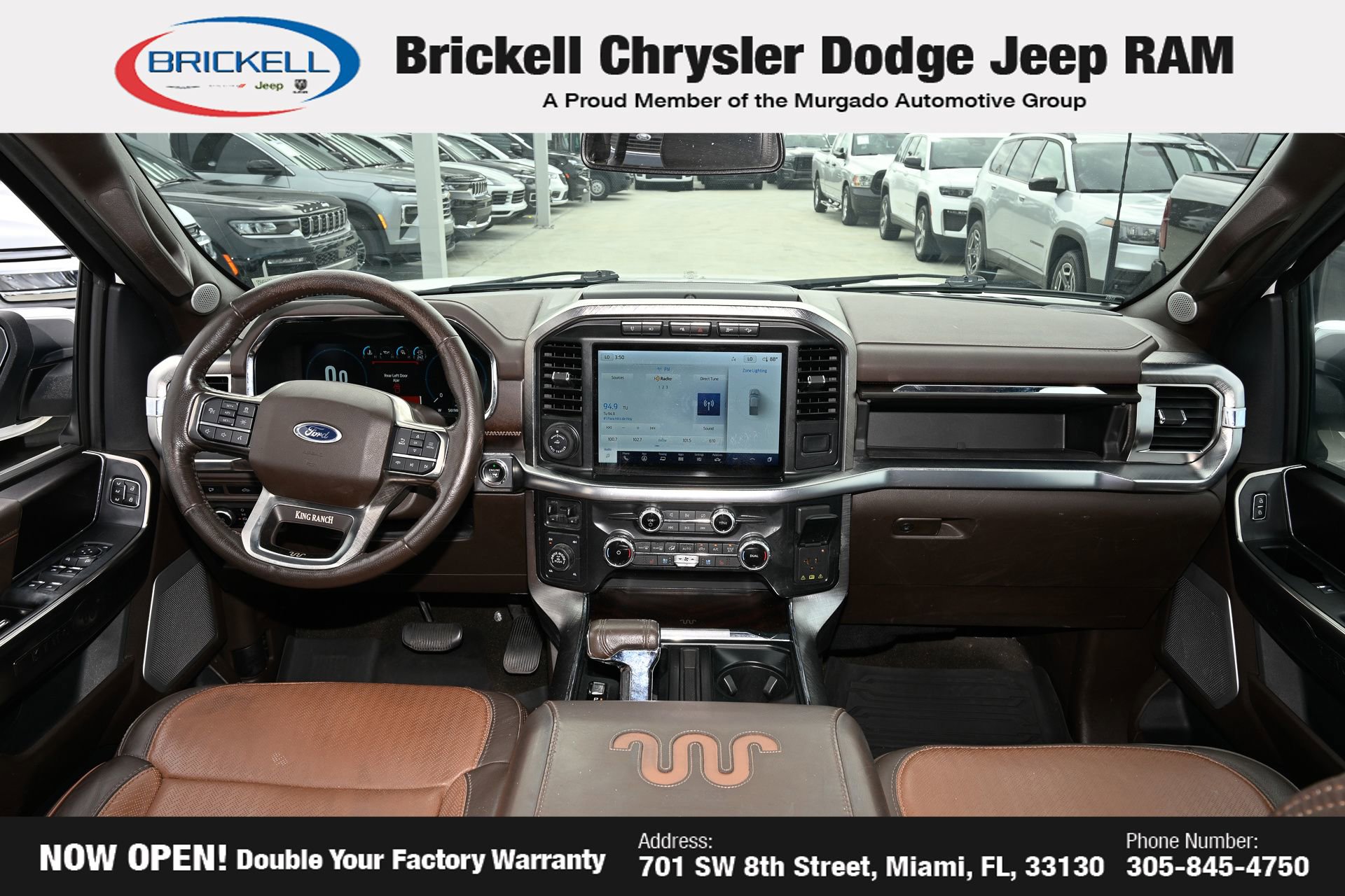 Used 2023 Ford F150 King Ranch w/ Equipment Group 601A High AWD/4WD image 9