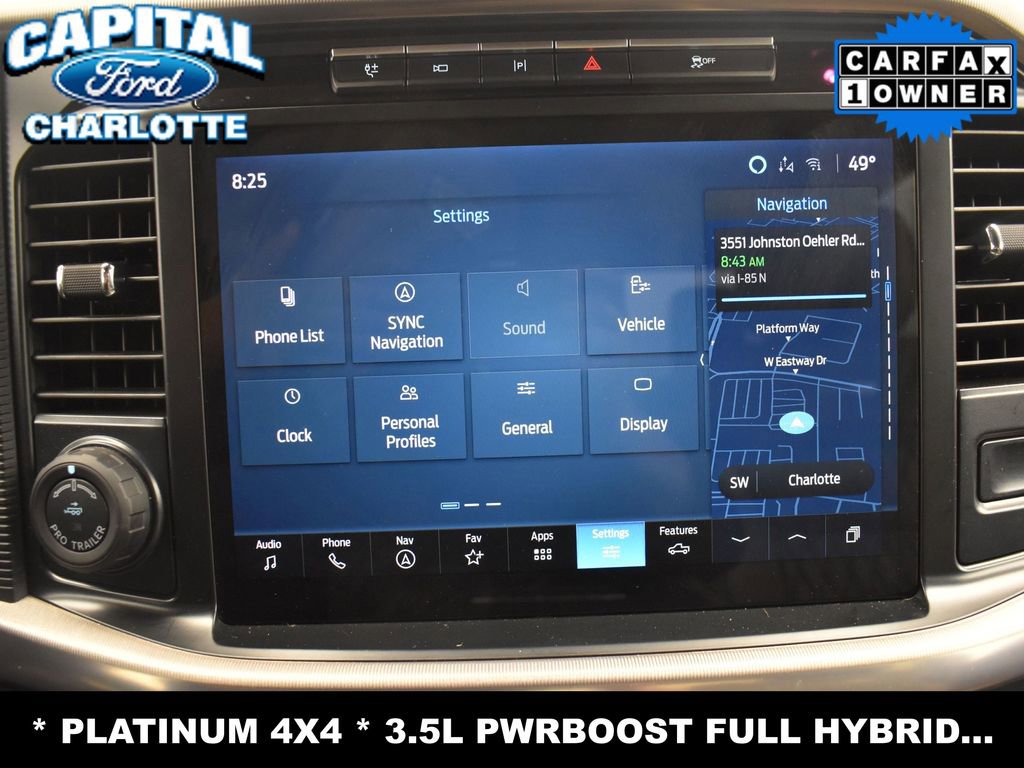 Used 2024 Ford F150 Platinum w/ Equipment Group 703A Plus image 13