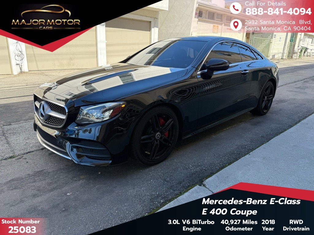 Used 2018 Mercedes-Benz E 400 Coupe