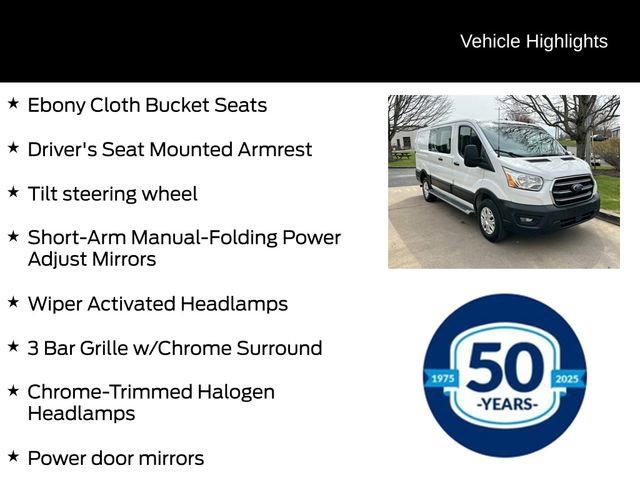 Certified 2020 Ford Transit 250 Low Roof w/ Exterior Upgrade Package image 11