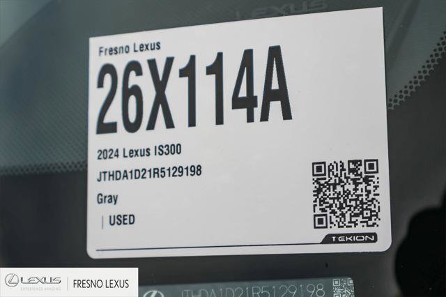 Certified 2024 Lexus IS 300 300 image 26