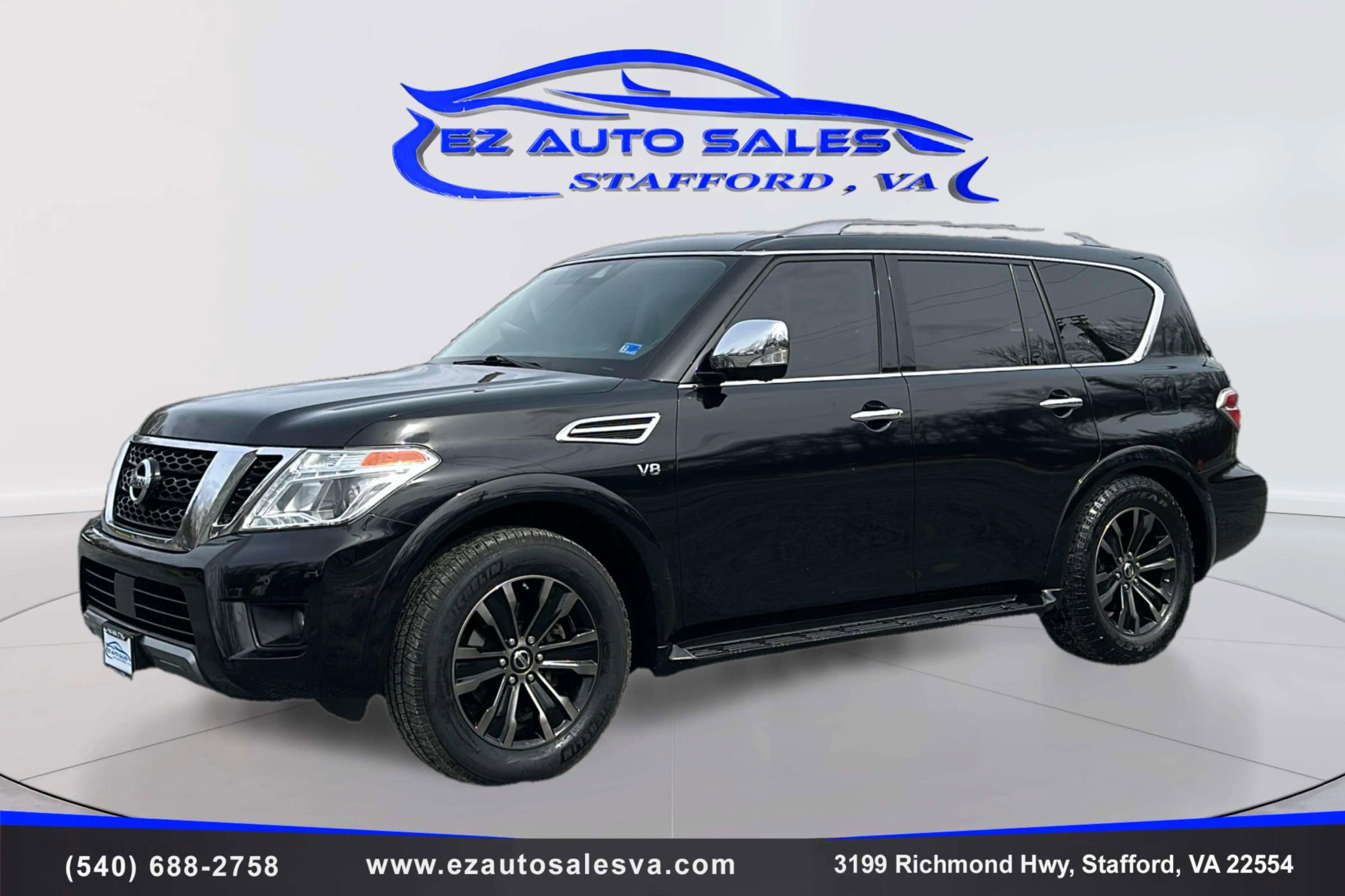 Used 2019 Nissan Armada Platinum w/ Captain's Chairs Package image 1