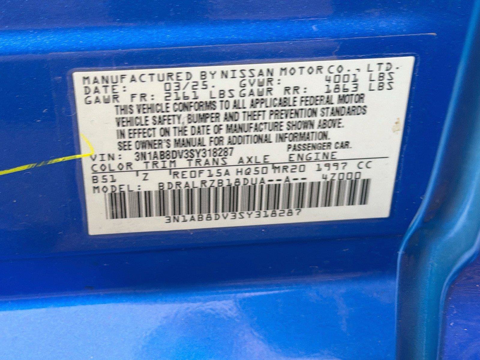 Used 2025 Nissan Sentra SR FWD image 38