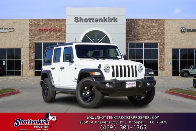 Certified 2021 Jeep Wrangler Unlimited Sport AWD/4WD image 1