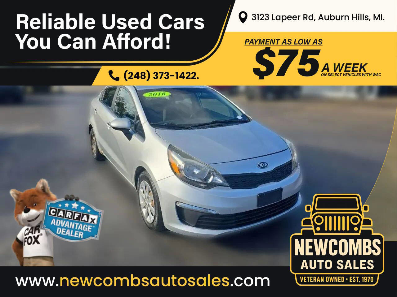 Used 2016 Kia Rio LX image 1