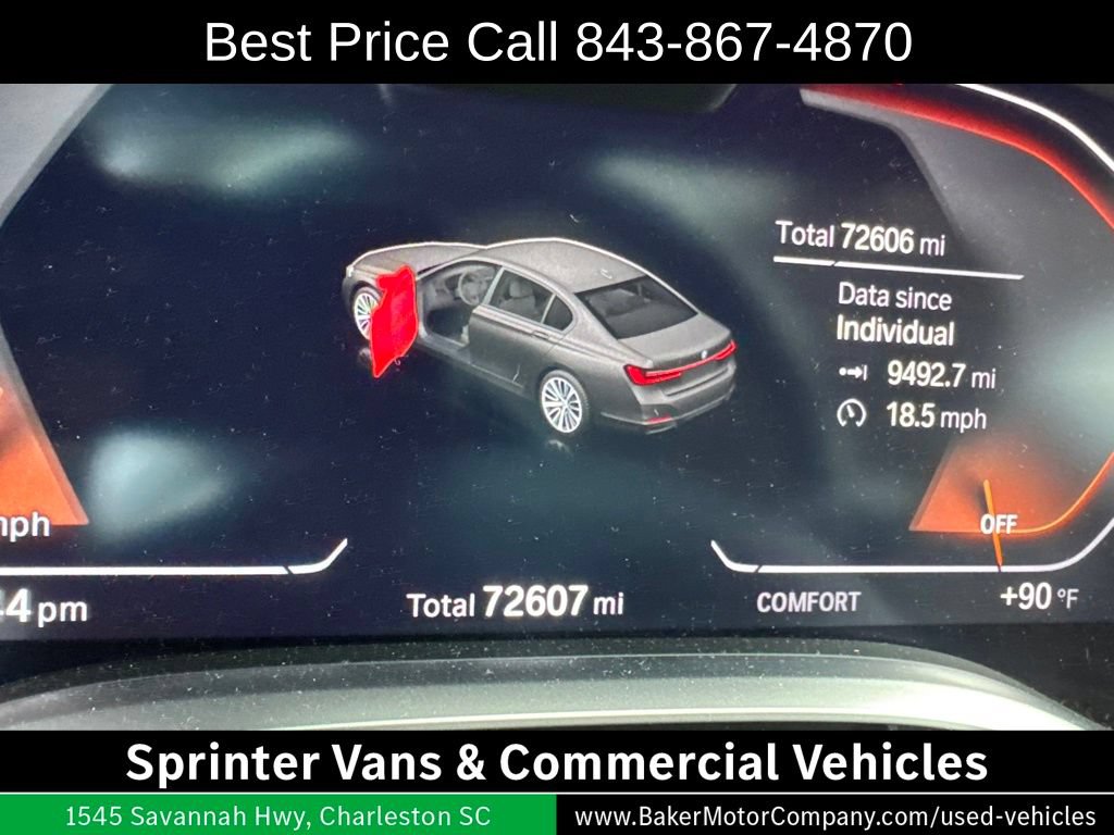 Used 2021 BMW 740i w/ Premium Package RWD image 5